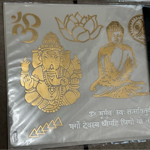 5 Sheets Boho Festival Temporary Metallic Flash Tattoos - Picture 6 of 6